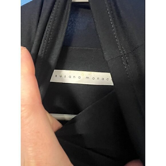 Susan Monaco Black Sleeveless Turtle Neck, Layering, Work Attire, Casual Top, S - Picture 5 of 5